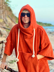 Poncho unisex | BRICK