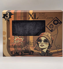 Car detailing towel set of 3 / GREY