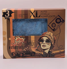 Car detailing towel set of 3 / BLUE