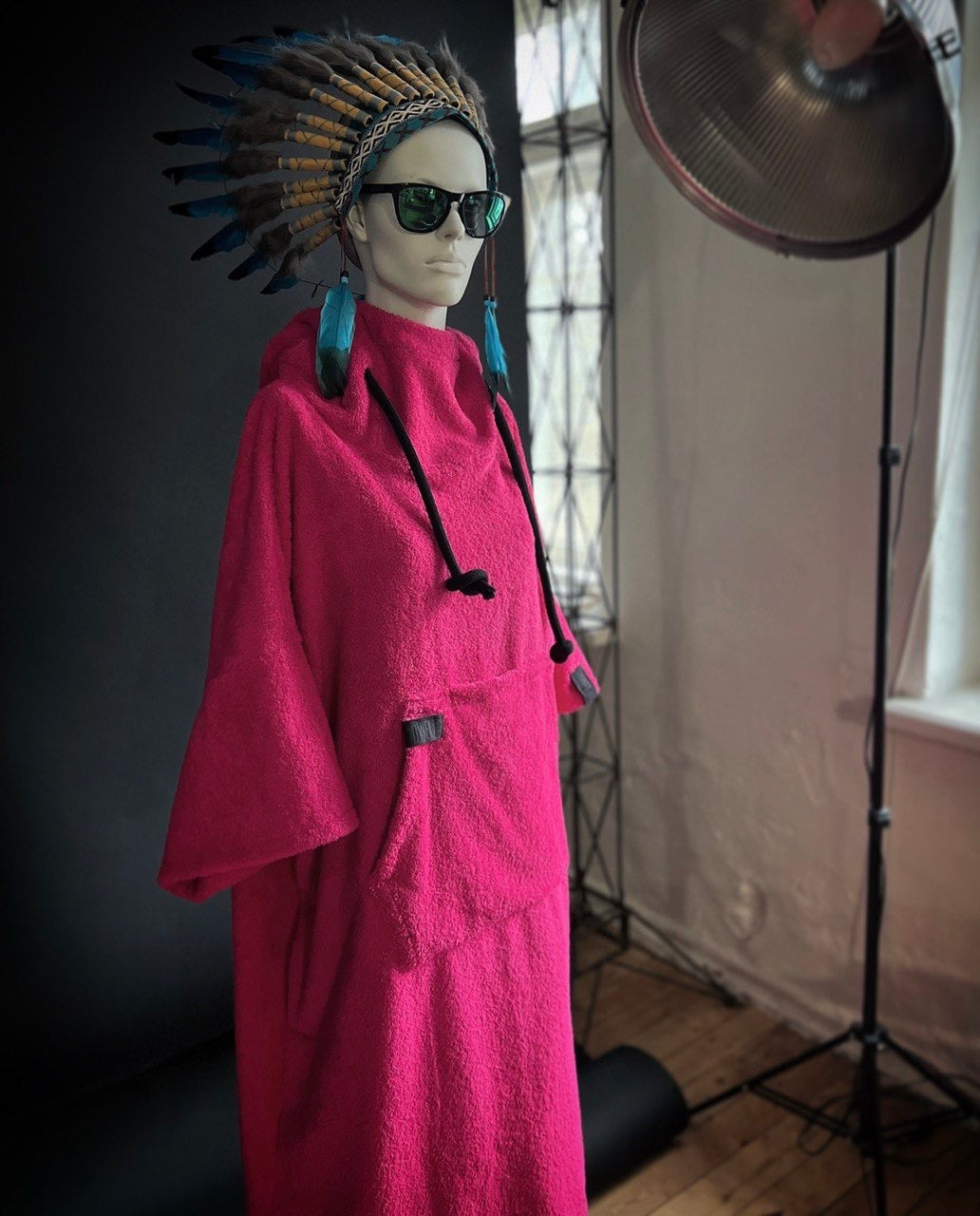 Poncho unisex | HOT PINK